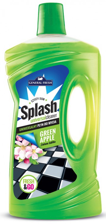 Splash Uni čistič 1l Green Apple | Čistící a mycí prostředky - Saponáty - Saponáty na podlahu a univerzální